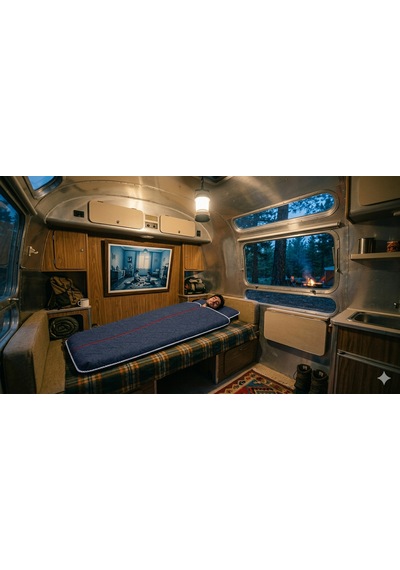 Zish Tekstil Flexı Evo 140x200 Tulumlu Katlanır Kamp Yatağı Karavan, Misafir Ve Anne Yanı Yatağı Koyu Mavi