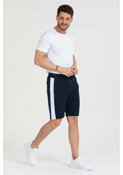 Twenty3 Erkek Basic Şerit Detaylı Cepli Şort 001