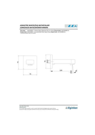 Ankastre Banyo Bataryası Çıkış Ucu G 1/2" 102159208-k Krom