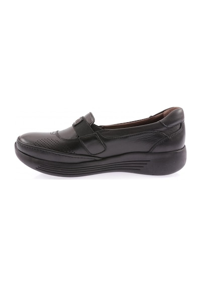 Dgn 1035-23y Kadin Dolgu Taban Cirtli Comfort Ayakkabi 1035-1506-R1534 Siyah