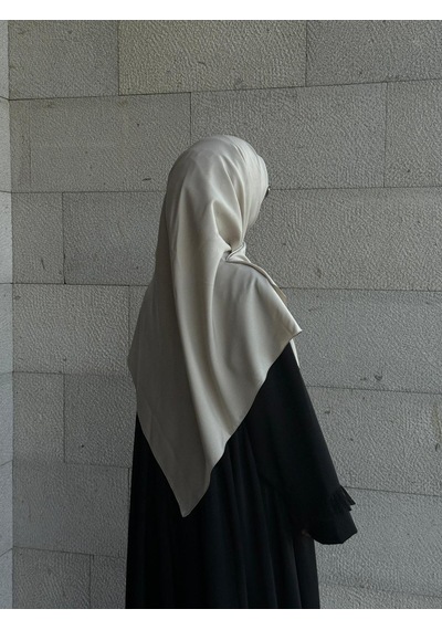 Qalortex Scarf Pamuklu Organik Modal Eşarp-taş