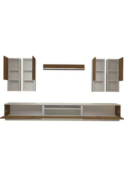 Decoraktiv Trendstyle 8das Mdf Tv Ünitesi Tv Sehpası Beyaz - Pera