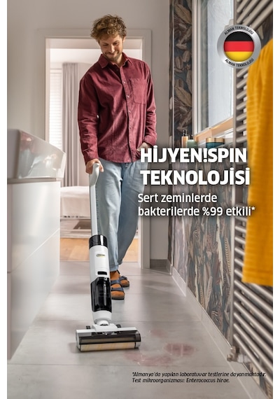 Karcher KFL 1 Islak Kuru Şarjlı Dikey Süpürge