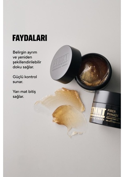 Stmnt Yarı Mat Güçlü Tutuş Esnek Lifli Saç Pomadı 100ml