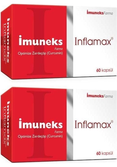 Imuneks Inflamax Optimize Zerdeçöp Curcumin 60 Kapsül 2 Adet