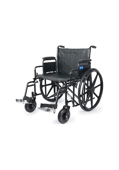 Tekerlekli Sandalye Xxl 60 Cm, Refakatçi Frenli, Çelik Gövde, 180kg Kapasiteli Dm-312