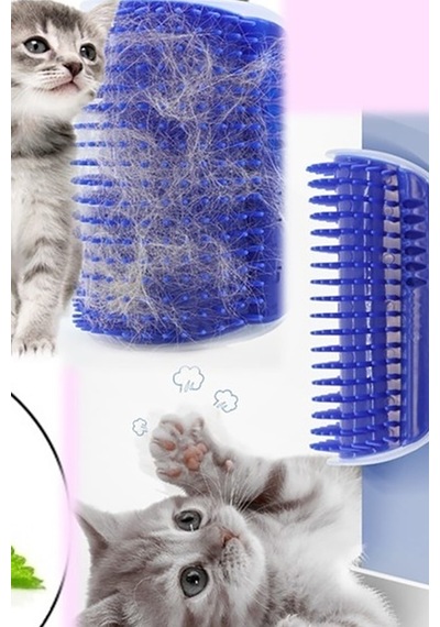 Cat It Pratik Kedi Tüyü Kaşıma Ve Tarama Aparatı Duvara Monte Kaşıma Aleti