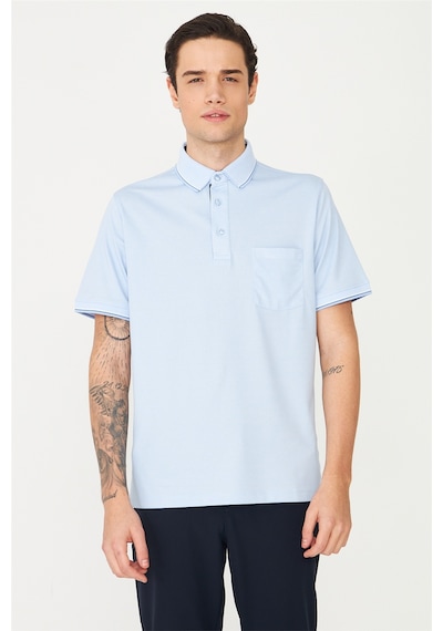 Mavi Polo Yaka T-shirt Mavi