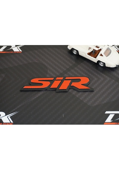 Dk Tuning Sir Bagaj Kırmızı Siyah Metal Yazı Logo Honda İle Uyuml