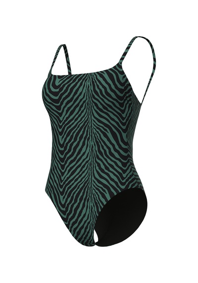 Arena Water Prints Swimsuit Kadın Siyah Yüzücü Mayo 009398506