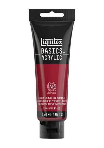 Liquitex Basics Akrilik 118Ml - Alizarin Crimson Hue 116