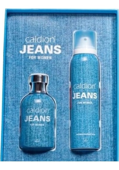 Caldion Jeans Kadın Parfüm EDT 100 ML + Caldion Jeans Kadın Sprey Deodorant 150 ML