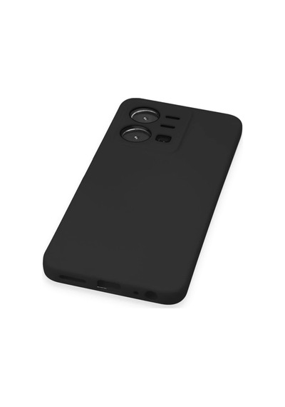 Vivo Y35 Kılıf Nano İçi Kadife Silikon - Siyah 0.2M-Çok Renkli