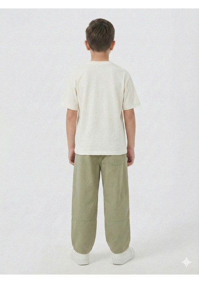 Xo Kids Erkek Çocuk 3lü Alt Üst Kombin Takmı 4-13 Yaş Set0467 Fıstık Yeşili