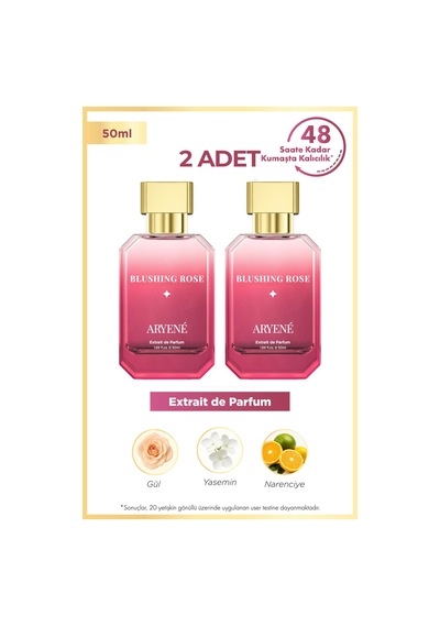 Aryene Blushing Rose Debut Kadın Parfüm 50 Ml 2 Adet Aromatik