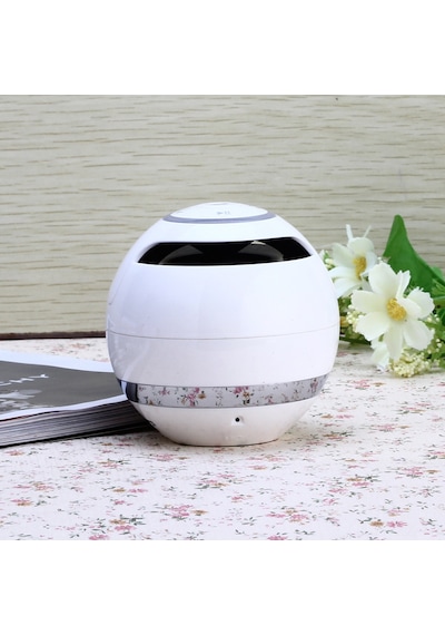 Yaozixa Mavi Taşınabilir Bluetooth Hoparlör, 7 Renkli Led Işıklı, Fm Radyo, Usb/aux Destekli, Mikrofonlu Dış Mekan Ses Sistemi