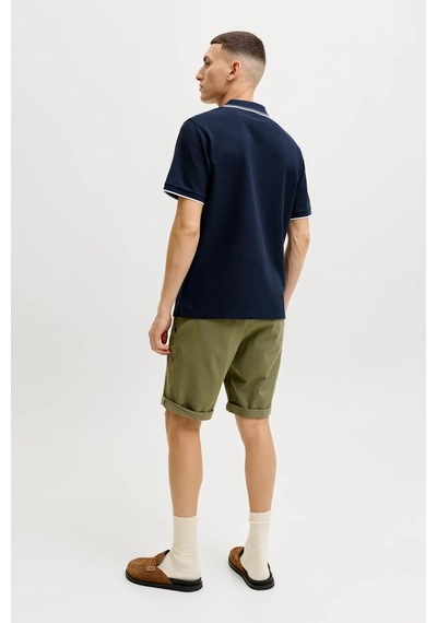 Jack & Jones Jjeaustin Erkek Polo Yaka Tişört K.mavı