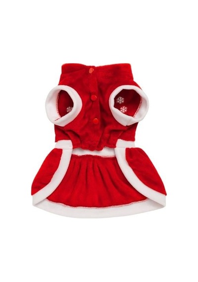 Gedyco Merry Christmas Peluş Küçük Irk Köpek Yılbaşı Elbisesi-17058