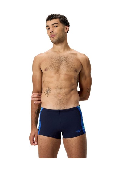 Speedo Hyperboom Splice Aquashort Erkek Yüzücü Mayosu Lacivert