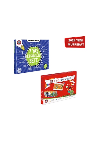 7 Yaş Dikkat/Etkinlik Eko Paket