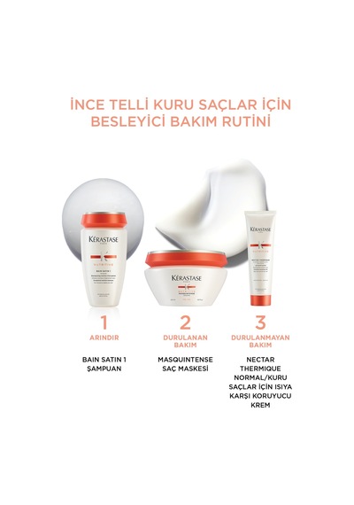 Ince Telli Saçlar Için Nem Maskesi - Irisome Masquintense 200 Ml 3474636382705