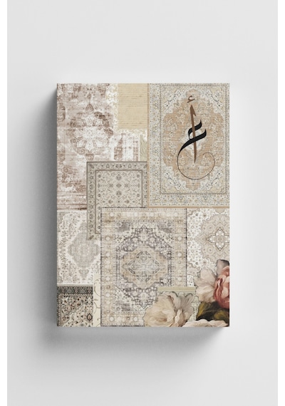 Etnik Kolaj Serisi 4 Bad-ı Saba Bullet Journal A5 Noktalı Defter Çok Renkli