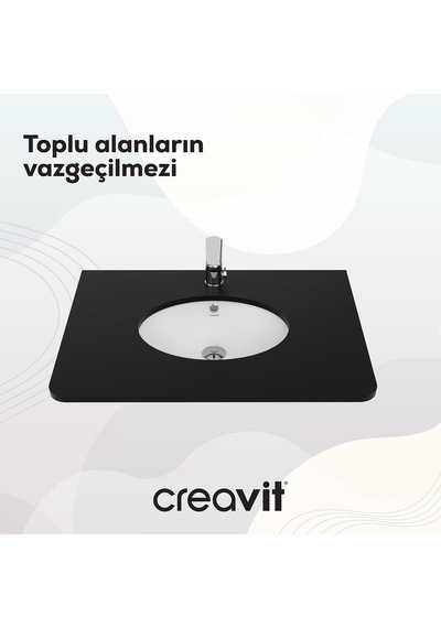 Creavit Tezgah Altı Lavabo 33 43 Cm Beyaz Tp211-00cb00e-0000