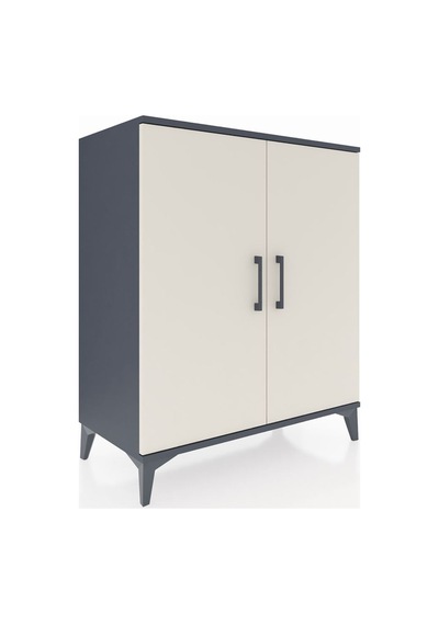Hyperion Şifonyer 2 Kapaklı 88x44x106 Antrasit-aytaşı Antrasit