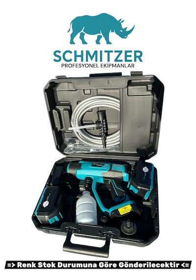 Schmıtzer Sch-2002tu Pro 21v Brushless Motor Yüksek Basınçlı Şarjlı Oto Araba Yıkama Makinesi 3 Kademe Dijital Göstergeli 30