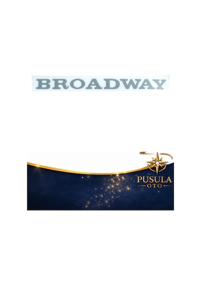 R.9 Broadway Kağıt Yazı Oto Yedek Parça Uyumlu Kaliteli Dayanıklı Uyumlu Oto Yedek Parça