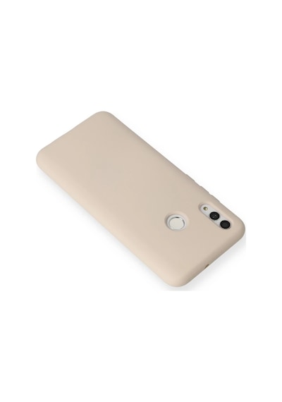 Gld-spt- Newface Huawei P Smart 2019 Kılıf Nano İçi Kadife Silikon - Pudra