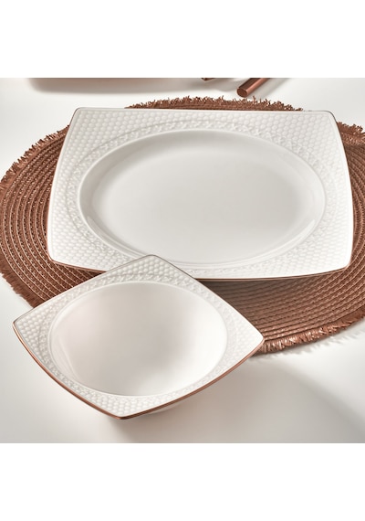 Güral Bonenjoy 8 Parça 2 Kişilik Bone Yemek Takımı - Copper Bakır