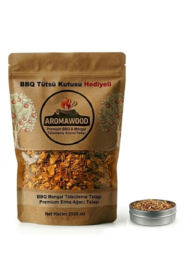 Elma Ağacı Tütsüleme Aroma Talaşı Mangal & Barbekü İçin Yoğun Ve Doğal Aroma