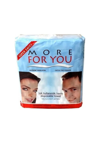 More For You Tek Tek Poşetli Havlu 100'lü