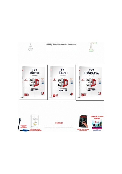 3d Tyt Video Destekli Defter Sözel 3 Ki 3 Kitap Seti