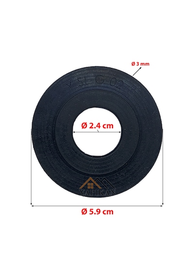 Serel Gömme Rezervuar İç Takım Boşaltma Grubu Contası 2.4x5.9 Cm Serel 2.4 X 5.9 CM