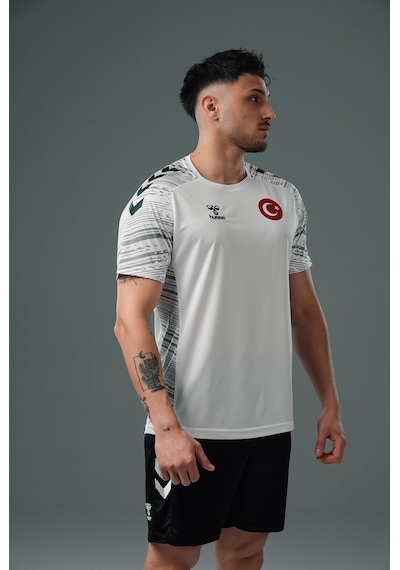 Hummel Milli Takım Line Antrenman Tişört Beyaz
