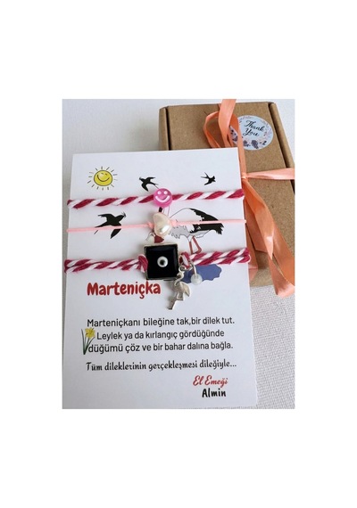 Nazar Boncuklu Çoklu Dilek Bileklikleri Kare Nazar Kare Nazar