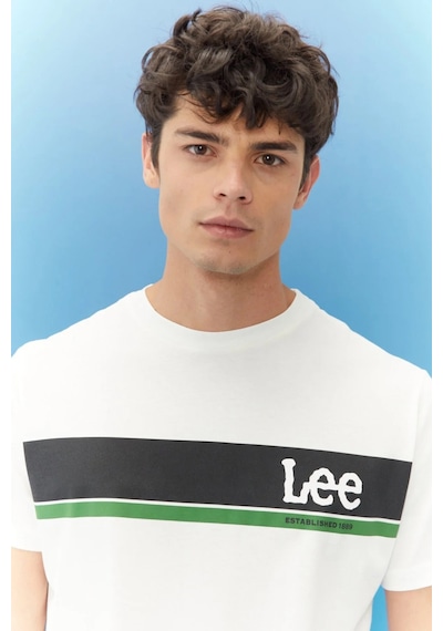 Lee Erkek T Shirt L211918 102 EKRU Ekru