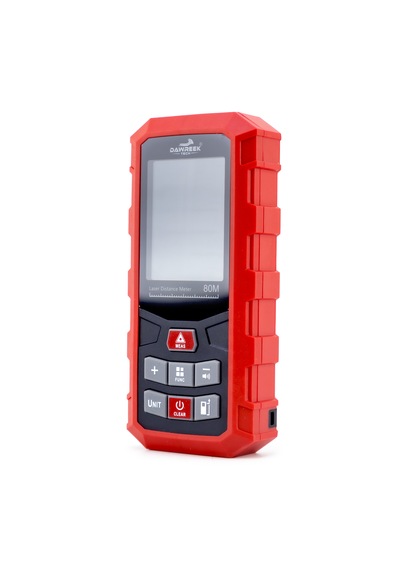 Dawreek Mesafe Ölçer H01 Red 80 Metre Dijital El Tipi Mesafe Ölçüm Cihazı