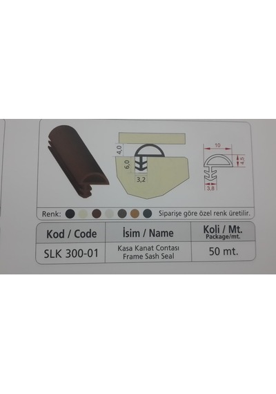 50 Metre Silikonlu Iç Kapı Fitili - Contası, 294800682