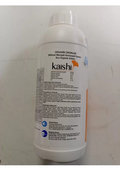 Kaishi 1 Litre - Bitkisel Meşeli Sıvı Amino Asit Organik Gübre 1 Lt