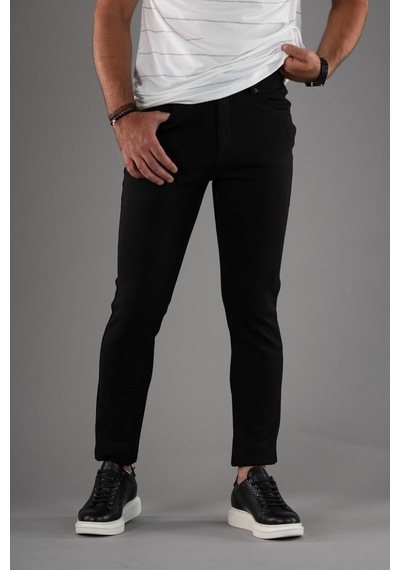 Slimfit 5 Cep Dar Paça Astarsız Mevsimlik Kumaş Pamuklu Erkek Spo