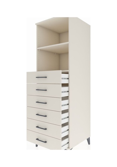 Kronos Dolap 2 Raflı 6 Çekmeceli 60x59x182 Aytaşı-aytaşı Aytaşı