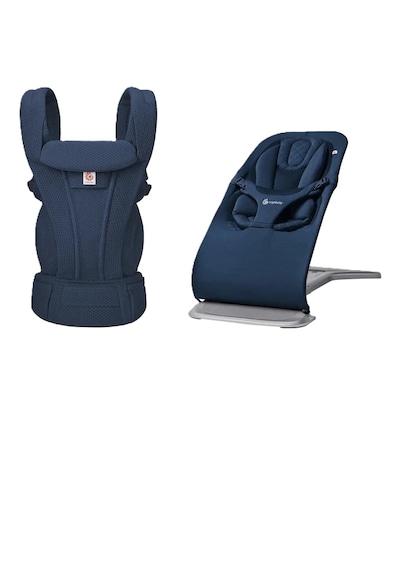 Bouncer & Taşıyıcı Seti Evolve Midnight Blue & Omni Deluxe Mesh Midnight Blue