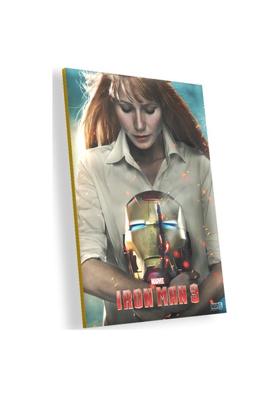 Cakasepetim Iron Man 3 Film Poster Ahşap Mdf Tablo