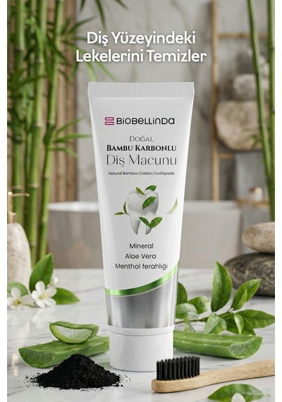 Doğal Bambu Karbonlu Diş Macunu 65 Gr
