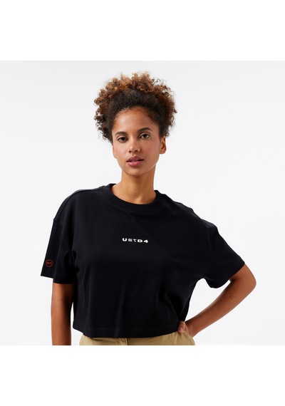 United4 Unıted4 Kadın Siyah T-shirtutws25ss