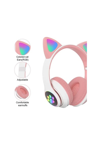 Kedili Kablosuz Bluetooth Kulaklık Led Işıklı Mikrofonlu Raydolu Fm Çocuk Kulaklığı, Kulak Üstü Sevimli Kedi Kulaklık Led Işıklı Katlanabilir Kablosuz Kulaklık Okul/tablet/pc/telefon Mor Kedili Kablosuz Bluetooth Kulaklık Led Işıklı Mikrofonlu Raydolu Fm Çocuk Kulaklığı, Kulak Üstü Sevimli Kedi Kulaklık Led Işıklı Katlanabilir Kablosuz Kulaklık Okul/tablet/pc/telefon Mor