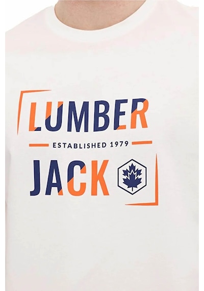 Lumberjack Ml Okına 11ıd1-104 6fx Beyaz Erkek T-shirt A102064755 Beyaz